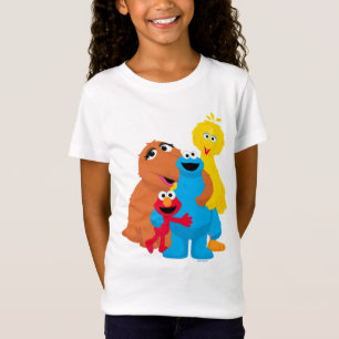 Camiseta Barrio Sésamo Abrazo grupal