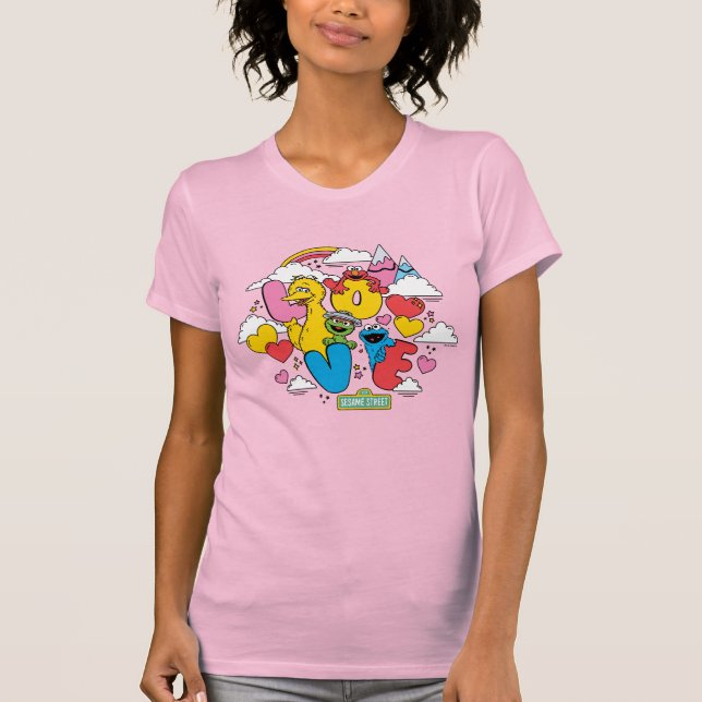 Camiseta Barrio Sésamo | Amor (Anverso)