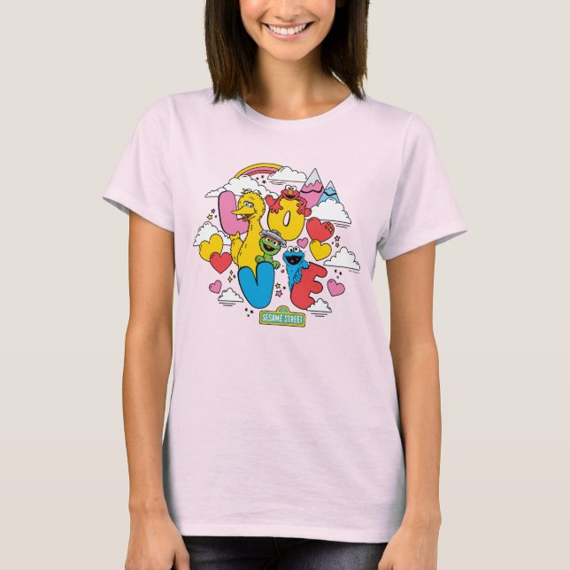 Camiseta Barrio Sésamo | Amor (Anverso)