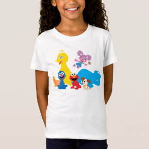 Camiseta Barrio Sésamo   Coloridas Plaza Sésamo