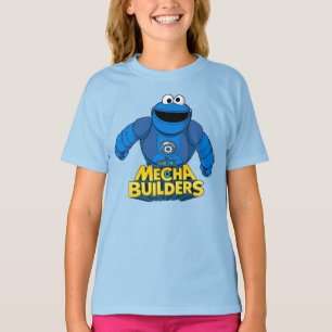 Camiseta Barrio Sésamo   Cookie De Los Editores Mecha En Ac