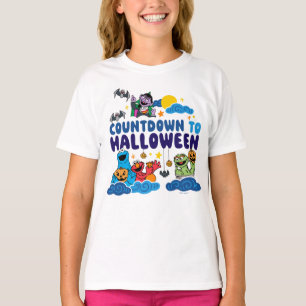 Camiseta Barrio Sésamo Cuenta regresiva para Halloween