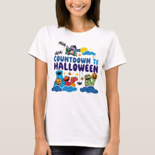 Camiseta Barrio Sésamo   Cuenta regresiva para Halloween