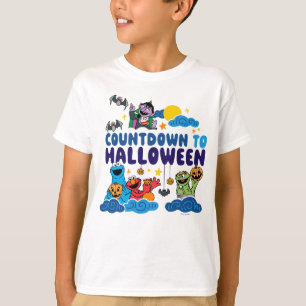 Camiseta Barrio Sésamo Cuenta regresiva para Halloween
