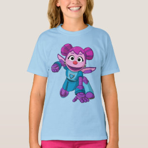 Camiseta Barrio Sésamo   Edificios Mecha Abby En Acción