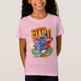 Camiseta Barrio Sésamo   Edificios Mecha ¡Vamos Mecha Gigan