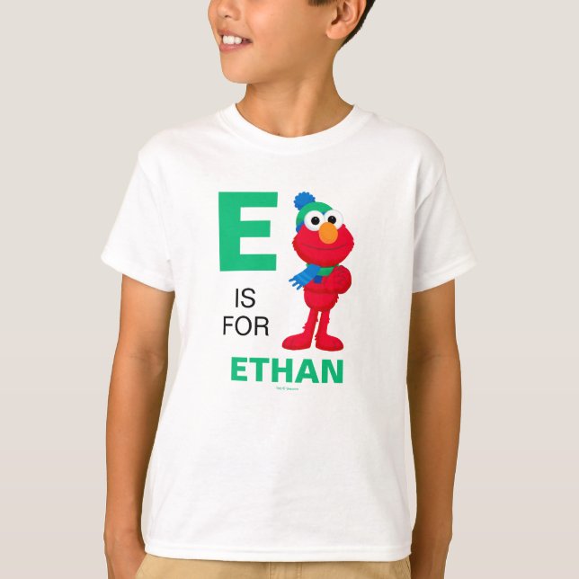 Camiseta Barrio Sésamo | Elmo de invierno (Anverso)