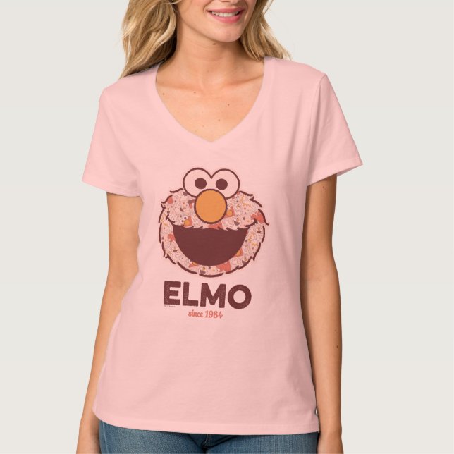 Camiseta Barrio Sésamo | Elmo Desde 1984 (Anverso)