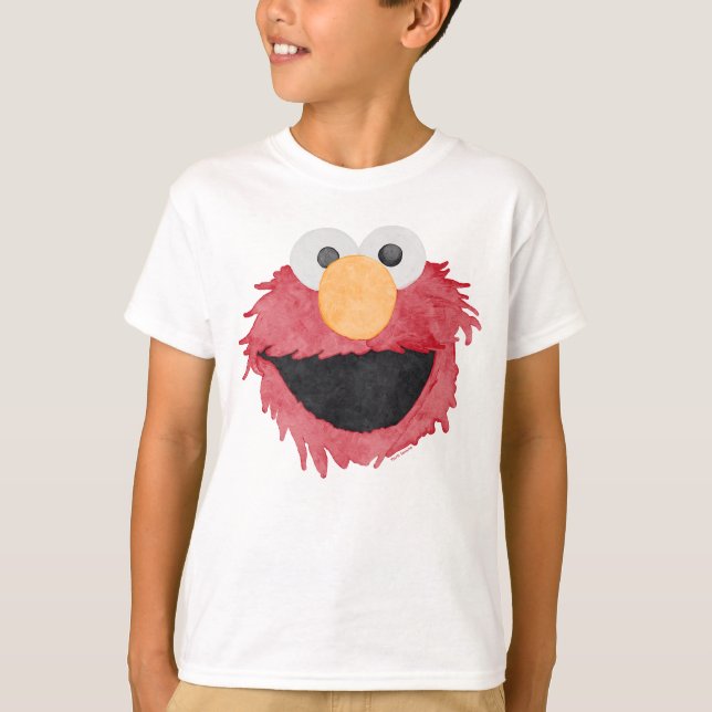 Camiseta Barrio Sésamo | Elmo Face (Anverso)