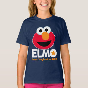 Camiseta Barrio Sésamo   Elmo Lots of Laughs Desde 1984
