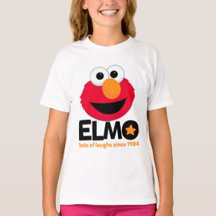 Camiseta Barrio Sésamo Elmo Lots of Laughs Desde 1984