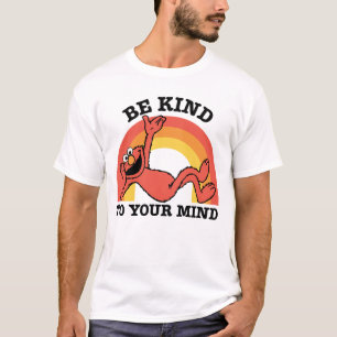 Camiseta Barrio Sésamo Elmo sé amable con tu mente