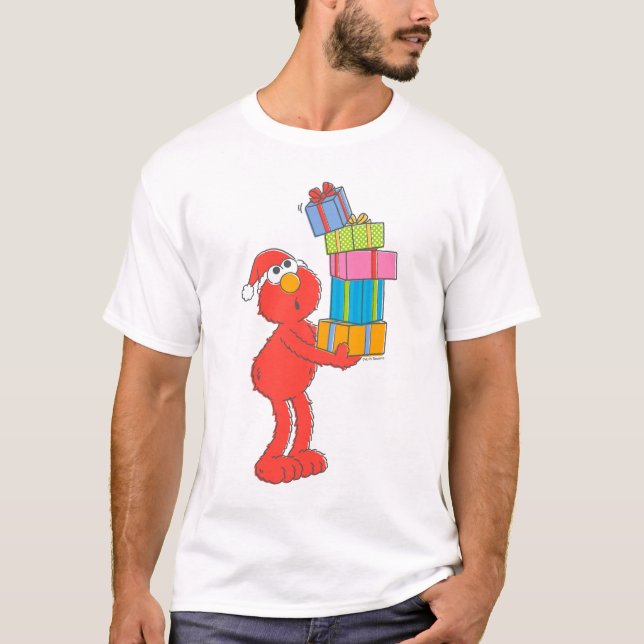 Camiseta Barrio Sésamo | Elmo y presencias vintage (Anverso)