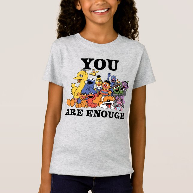 Camiseta Barrio Sésamo | Eres suficiente (Anverso)