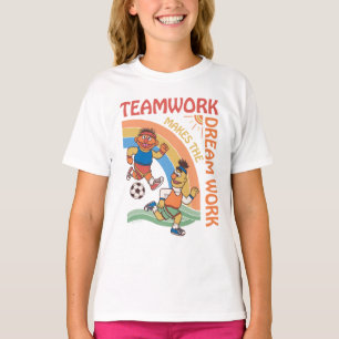 Camiseta Barrio Sésamo   Ernie y Bert Teamwork