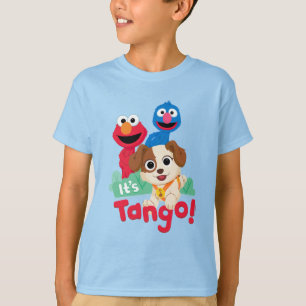 Camiseta Barrio Sésamo   Es Tango con Elmo y Grover