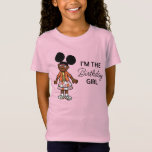 Camiseta Barrio Sésamo | Gabrielle Birthday Chica<br><div class="desc">Este bonito diseño de Plaza Sésamo cuenta con Gabrielle.</div>