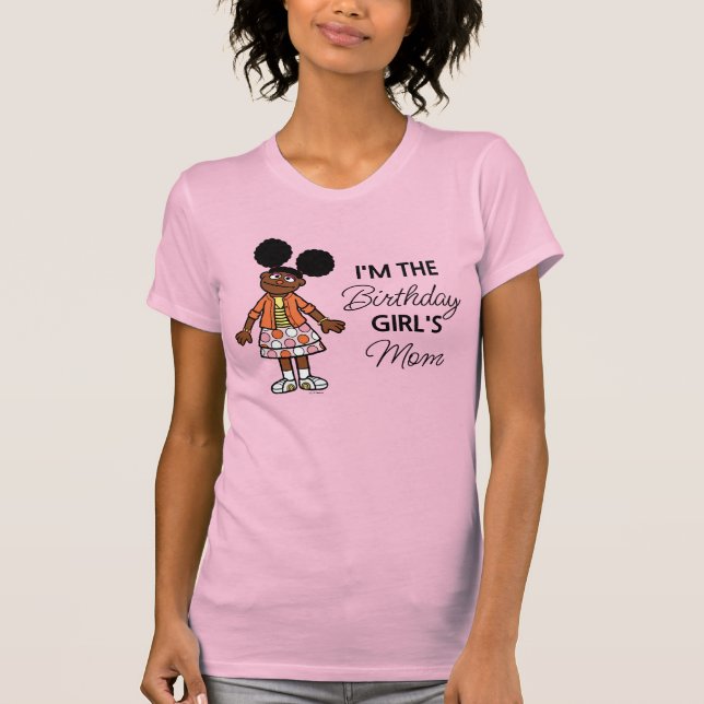Camiseta Barrio Sésamo | Gabrielle Birthday Chica Mom (Anverso)