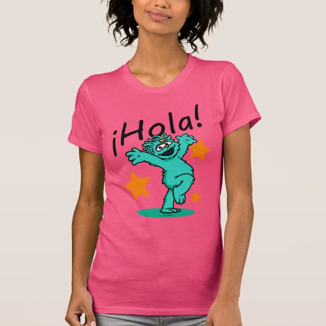 Camiseta Barrio Sésamo | ¡Hola! Rosita (Anverso)