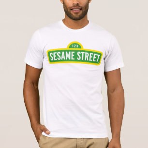 Camiseta Barrio Sésamo   Logotipo de color completo
