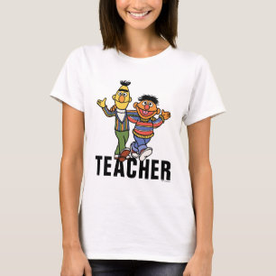 Camiseta Barrio Sésamo   Maestra Bert y Ernie