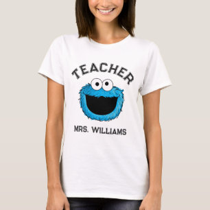 Camiseta Barrio Sésamo Maestra de Monstruo de Cookie