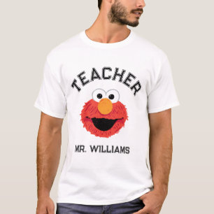 Camiseta Barrio Sésamo   Maestra Elmo Face