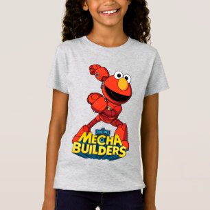 Camiseta Barrio Sésamo   Mecha Builders Elmo