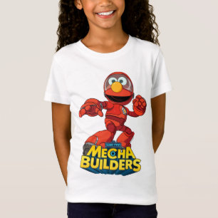 Camiseta Barrio Sésamo   Mecha Construye Elmo En Acción