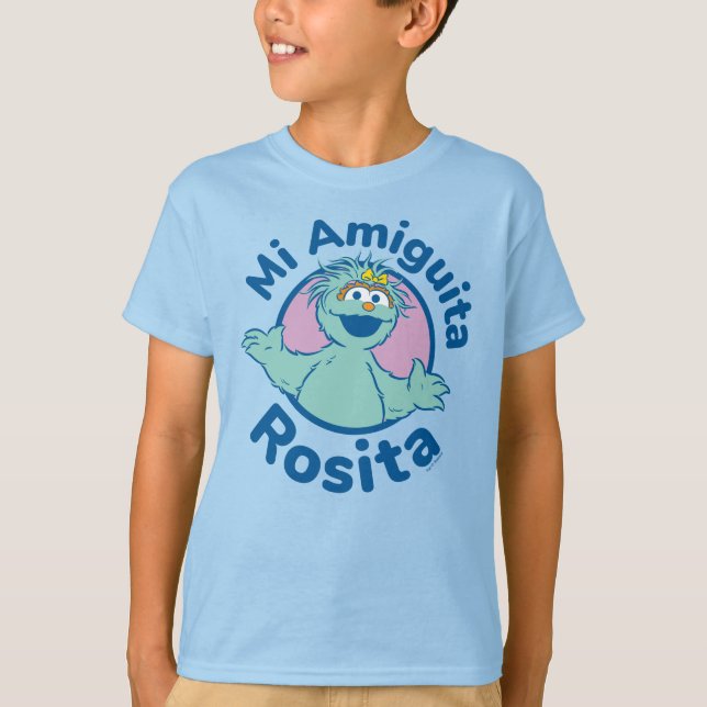 Camiseta Barrio Sésamo | Mi Amiguita Rosita (Anverso)