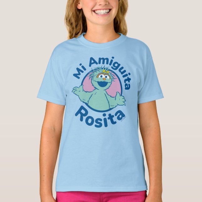 Camiseta Barrio Sésamo | Mi Amiguita Rosita (Anverso)