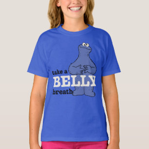 Camiseta Barrio Sésamo   Monstruo Cookie Respira