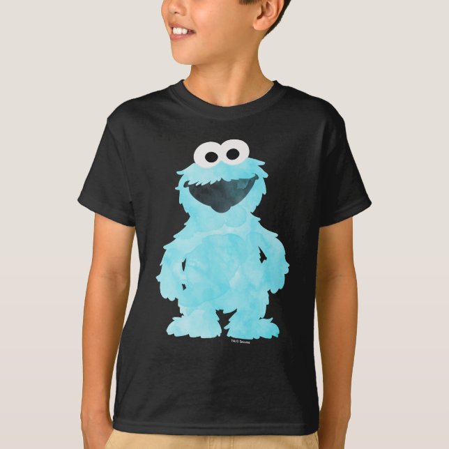 Camiseta Barrio Sésamo | Monstruo de la cookie (Anverso)