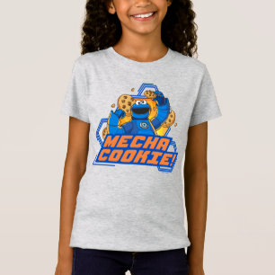 Camiseta Barrio Sésamo Monstruo de la cookie Mecha Cookie