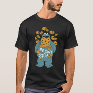Camiseta Barrio Sésamo   Monstruo de la cookie - No puedo p