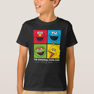 Camiseta Barrio Sésamo   Niños Guay originales