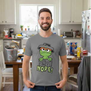 Camiseta Barrio Sésamo   Oscar al Grouch Nope!