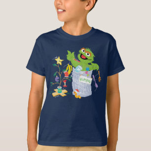 Camiseta Barrio Sésamo Oscar - Árbol de Navidad