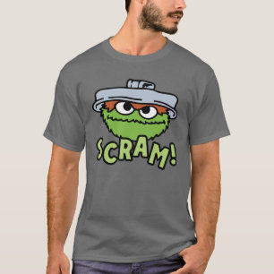 Camiseta Barrio Sésamo   Oscar el Grouch Scram!