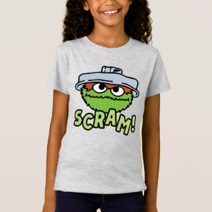 Camiseta Barrio Sésamo   Oscar el Grouch Scram!