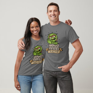 Camiseta Barrio Sésamo   Oscar el Grupo atrapado