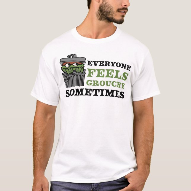 Camiseta Barrio Sésamo | Oscar el grupo se siente crudo (Anverso)