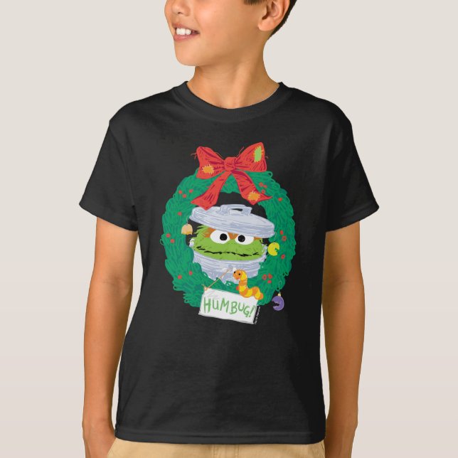 Camiseta Barrio Sésamo | Oscar la corona del grupo (Anverso)