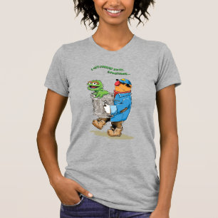 Camiseta Barrio Sésamo   Oscar y Bruno, el hombre de la bas