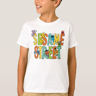 Camiseta Barrio Sésamo   Pals tipo calle Sésamo