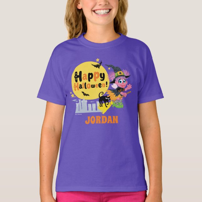Camiseta Barrio Sésamo | Patrón de Halloween (Anverso)