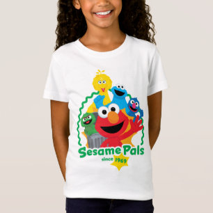 Camiseta Barrio Sésamo   Pilas Sesame Desde 1969
