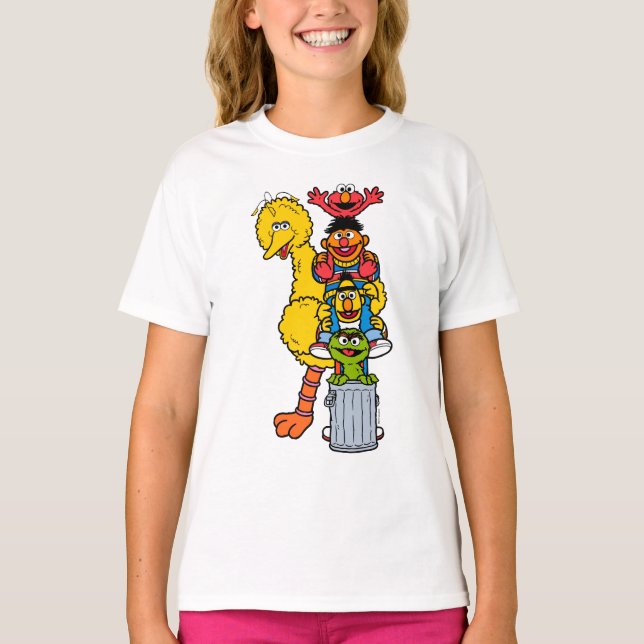 Camiseta Barrio Sésamo | Plaza de Plaza Sésamo (Anverso)