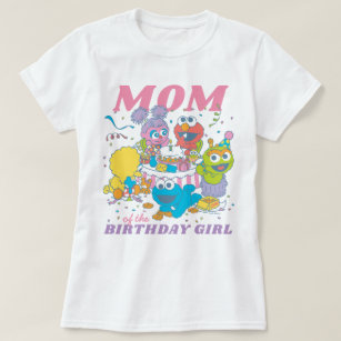 Camiseta Barrio Sésamo   Primer cumpleaños del bebé - Mamá