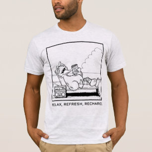 Camiseta Barrio Sésamo   Recarga de Refrescamiento de Refre